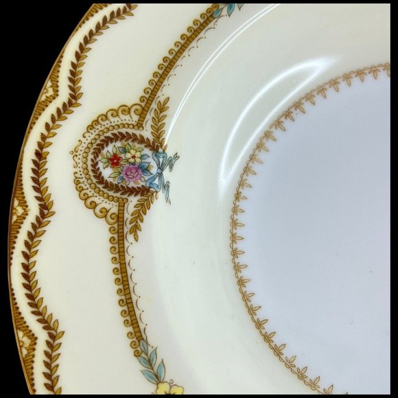 Vintage Noritake China Serena Rim Soup Bowl 8 1/8” Cereal Salad Floral 3840 - Picture 3 of 7